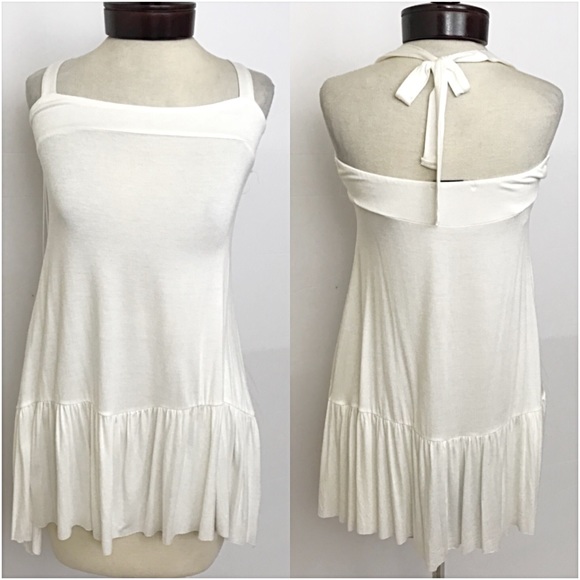 ‼️SALE Gorgeous Boho Halter Coverup Tunic Top S - Picture 3 of 3